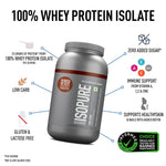 Isopure Whey Protein Isolate Powder with Vitamins for Immune Support - 2kg (Dutch Chocolate)