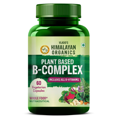 Vlado's Himalayan Organics, Plant Based Vitamin B Complex, 100% RDA - 60 Capsules