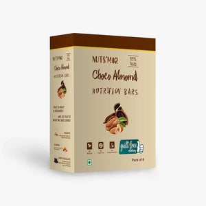 NutsMor Nutrition Bar ( With 65% Nuts For Instant Energy )