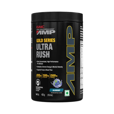 GNC Pro Performance AMP Gold Series Ultra Rush Pre Workout- 30 Servings