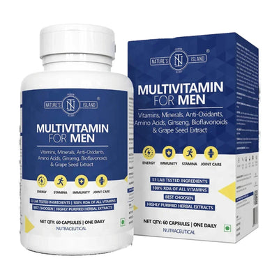 Nature's Island Multivitamin For Men - 60 Capsules