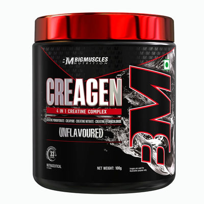 Big Muscles Nutrition Creagen - Creatine Monohydrate Powder 100g - 33 Servings