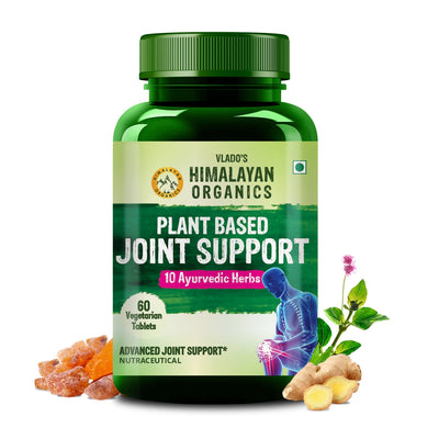 Vlado's Himalayan Organics, Plant Based Joint Support with Boswellia Ashwagandha - 60 Veg Tablets