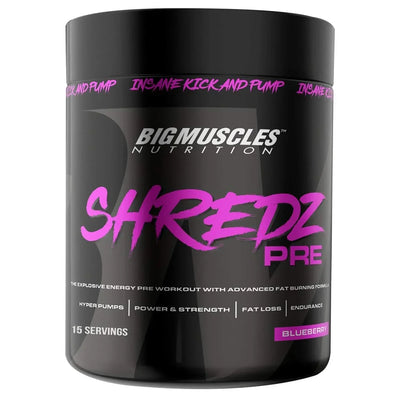 Big Muscles Nutrition Shredz Pre pre workout - 30 Servings