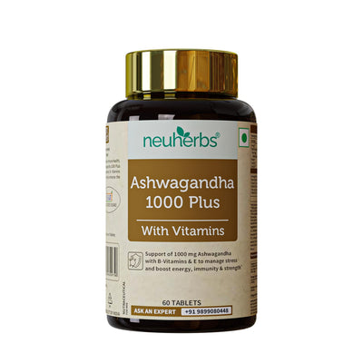 Neuherbs Ashwagandha 1000 Plus - 60 Tablets