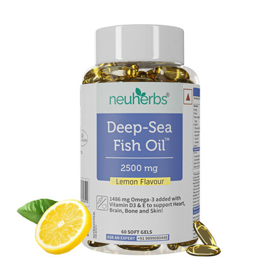 Neuherbs Deep Sea Fish Oil - 60 Caps