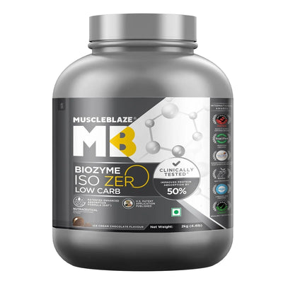 Muscleblaze Biozyme Iso-Zero Low Carb Isolate Protein - 2 Kg