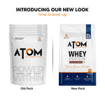 AS-IT-IS Atom Whey Protein with Digestive Enzymes - 2 kg (4.4 Lbs)