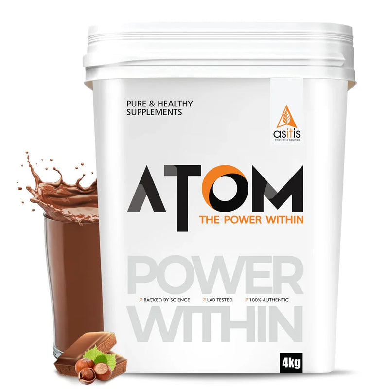 AS-IT-IS ATOM 100% Whey Protein Isolate - 4 Kg (Near Expiry)