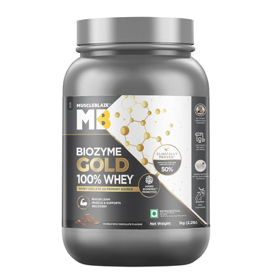 MuscleBlaze Biozyme Gold 100% Whey - 1 Kg