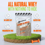Big Muscles Raw & Real Whey Protein - 2.2 Lbs