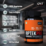 QNT RIPTEK PRO | 600mg Garcinia, 500mg L-Carnitine, 500mg CLA | Helps in Weight Control | 60 Tabs