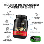 Limited Edition Optimum Nutrition (ON) Gold Standard 100% Whey Protein Powder 2 lb, 907g (Alphonso Mango)
