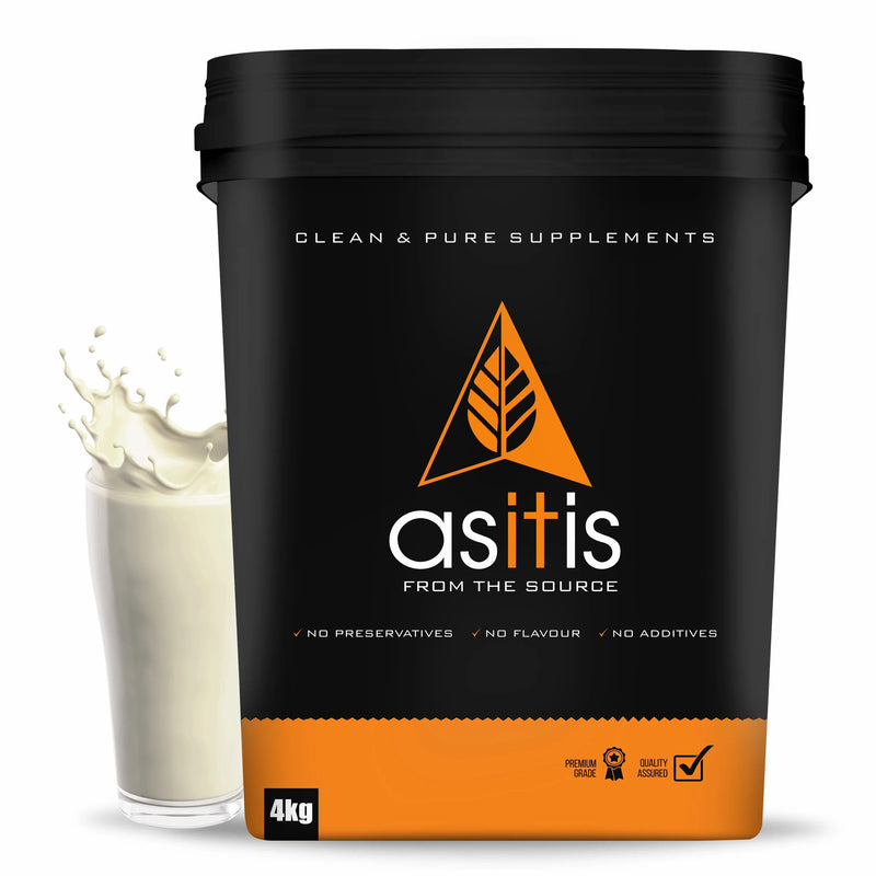 AS-IT-IS Nutrition Raw Whey Protein Concentrate 80% Unflavoured - 4 Kg