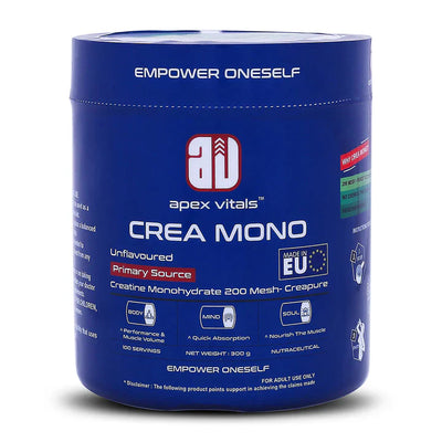 Apex Vitals Creatine Monohydrate - 300 Gm