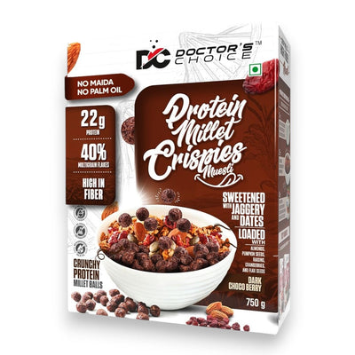 Doctor's Choice Protein Millet Crispies Muesli - 750 gm