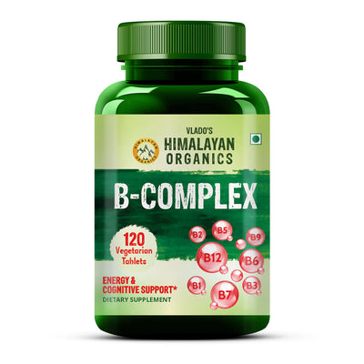 Vlado's Himalayan Organics, Vitamin B Complex, 100% RDA - 120 Veg Tablets