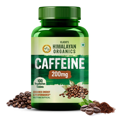 Vlado's Himalayan Organics, Caffeine, 200mg - 100 Veg Tablets