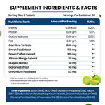 Vlado's Himalayan Organics, L-Carnitine L-Tartrate Green Tea, 2000mg - 120 Veg Tablets