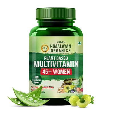Vlado's Himalayan Organics, Plant Based Multivitamin Women 45+ - 120 Veg Tablets