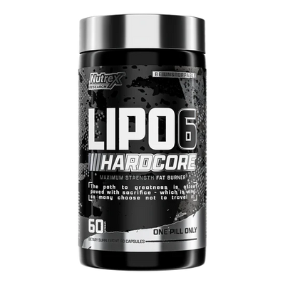Nutrex Lipo 6 Hardcore For Maximum Fat Burning - 60 Capsules