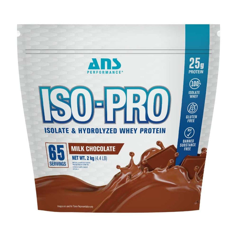 ANS ISO-PRO Isolate & Hydrolyzed Whey Protein, 4.4lbs - 2 Kg