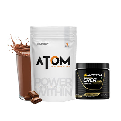 AS-IT-IS Atom Whey (2 Kg) + CREA Gold (250g) - Performance Stack