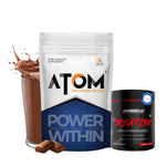 AS-IT-IS PWR Whey (1 Kg) + Big Muscles Creatine (100g) - Power Combo