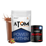 AS-IT-IS PWR Whey (1 Kg) + Big Muscles Creatine (100g) - Power Combo