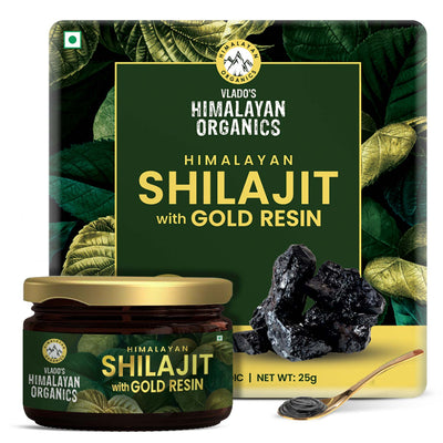 Vlado's Himalayan Organics, Shilajit Gold Resin - 25g